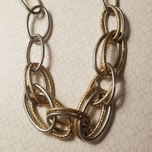 SALE 😍 4/$15  22" Gold/Silver Chain Link Necklace